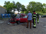 Oefening Brand Wegvervoer Auto Vaart Buitenpost